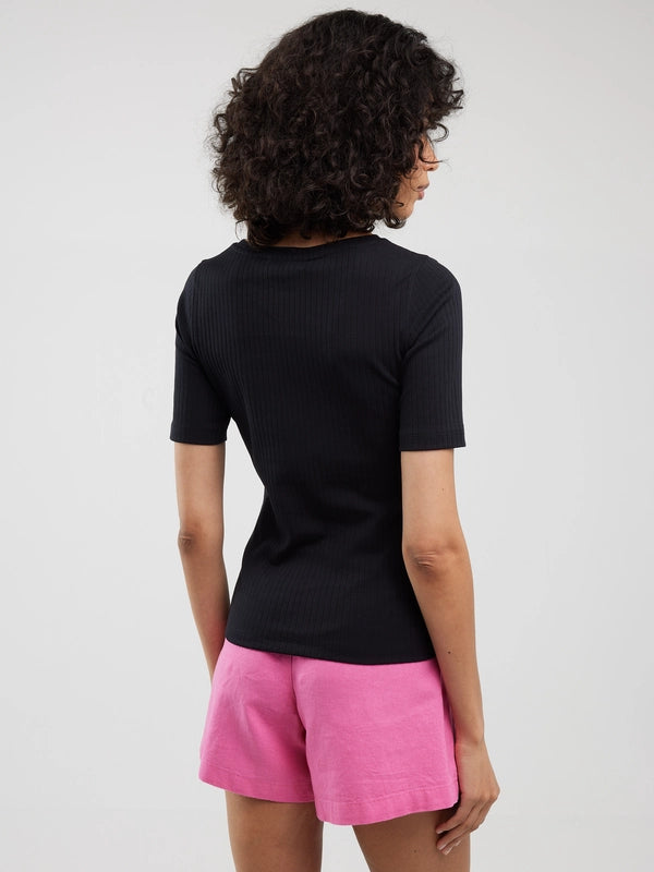 Striped T-Shirt | Black