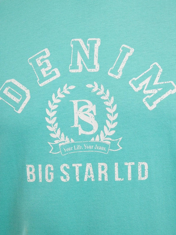 Printed T-Shirt | Turquoise