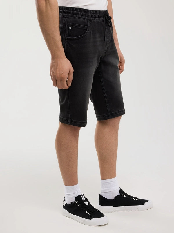 Casual Denim Short | Black