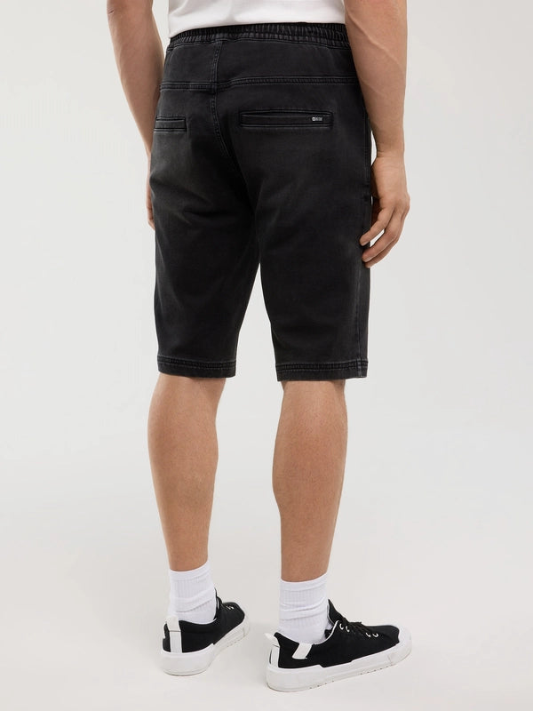 Casual Denim Short | Black