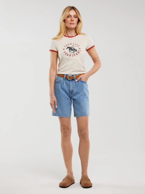 T.Shirt with Print | Heather Grey