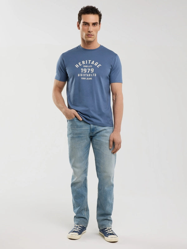 Printed T-Shirt | Blue