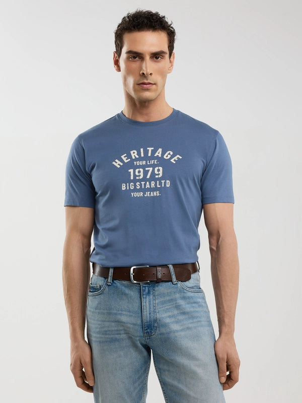 Printed T-Shirt | Blue