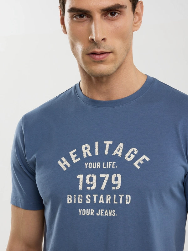Printed T-Shirt | Blue
