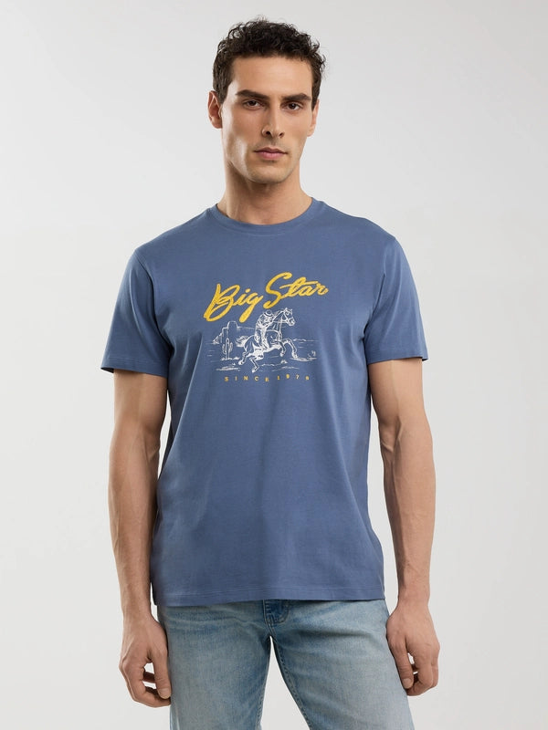 Printed T-Shirt | Blue