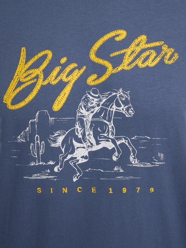 Printed T-Shirt | Blue