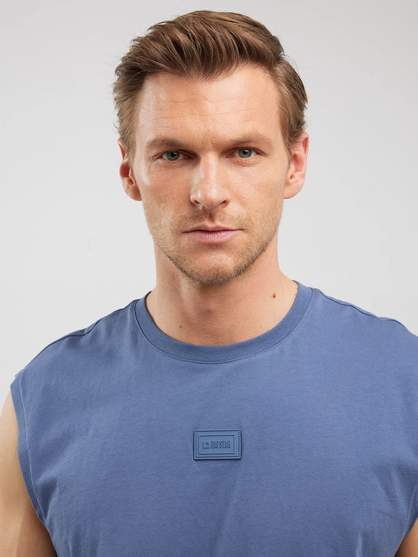 Sleeveless T-Shirt | Blue