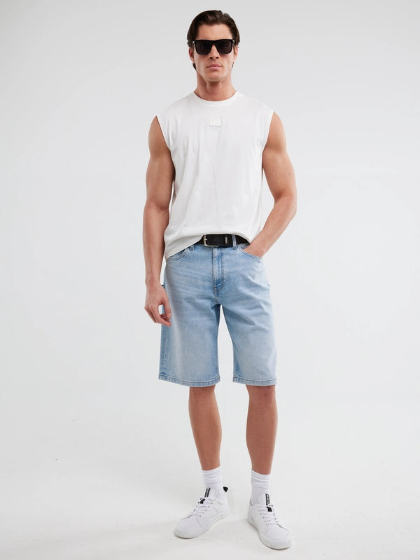 Denim Short | Light Blue