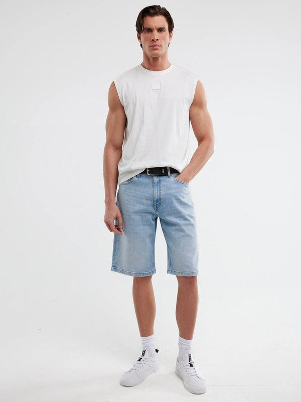 Denim Short | Light Blue