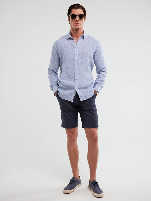 Shirt in stripes | Blue