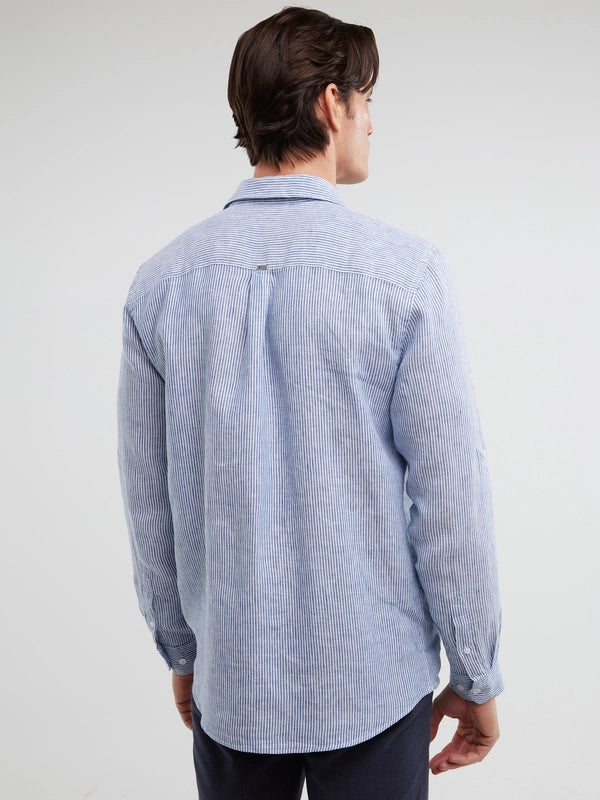 Shirt in stripes | Blue