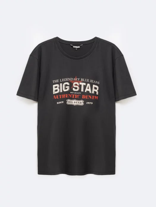 Vintage style BIG STAR T-shirt | Black