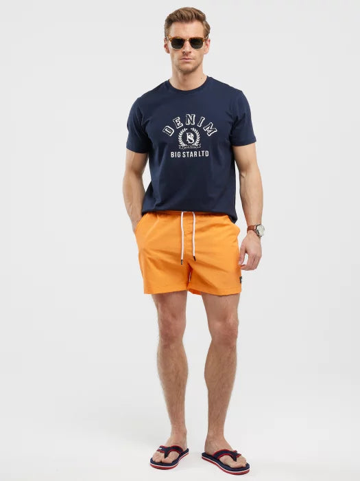 Printed T-Shirt | Navy Blue