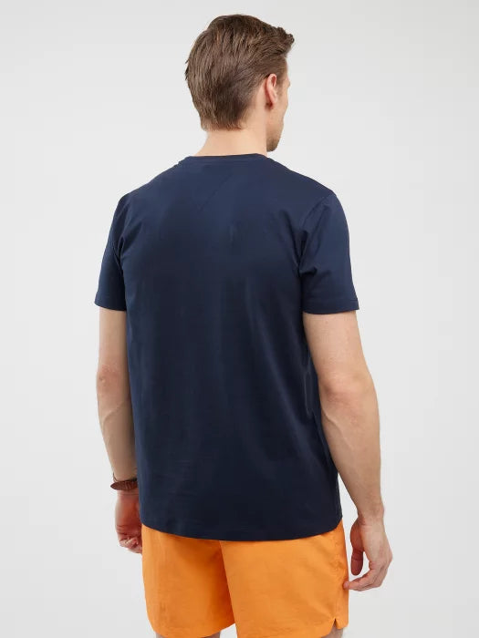 Printed T-Shirt | Navy Blue