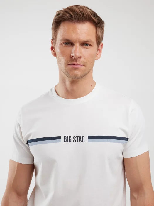 BIG STAR Printed T-Shirt | White