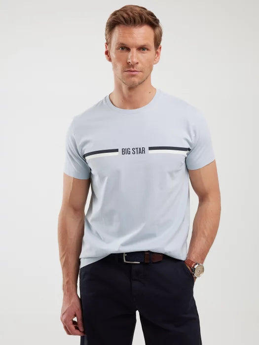 BIG STAR Printed T-Shirt | Light Blue