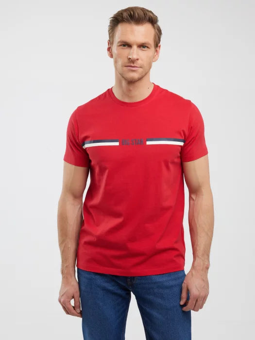 BIG STAR Printed T-Shirt | Red