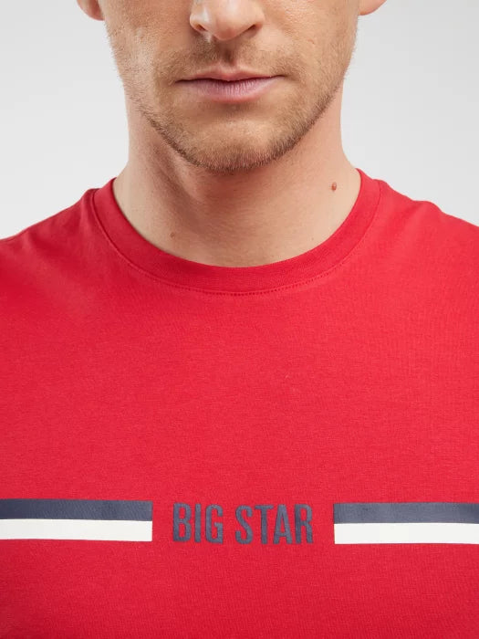 BIG STAR Printed T-Shirt | Red