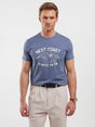 T-Shirt With Print | Blue