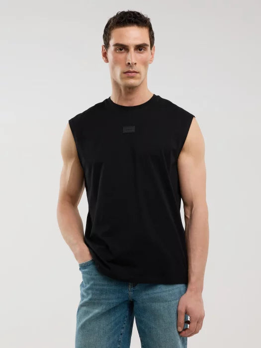Sleeveless T-Shirt | Black