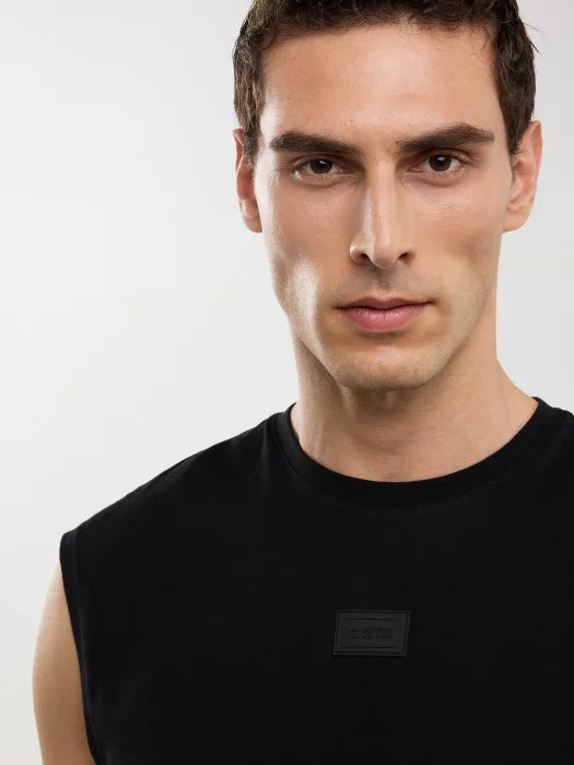 Sleeveless T-Shirt | Black