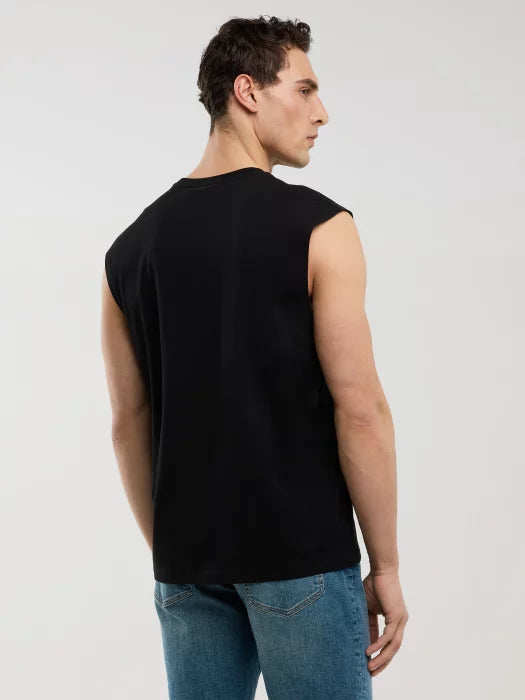 Sleeveless T-Shirt | Black