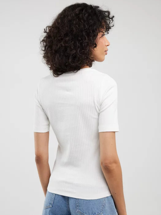 Striped T-Shirt | White