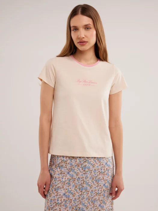 Retro T-Shirt | Cream