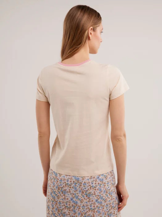 Retro T-Shirt | Cream