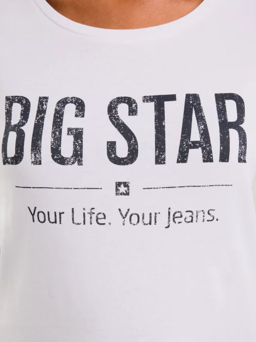 BIG STAR logo T-Shirt | White