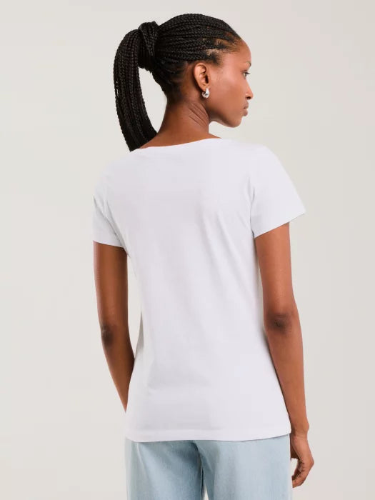 BIG STAR logo T-Shirt | White