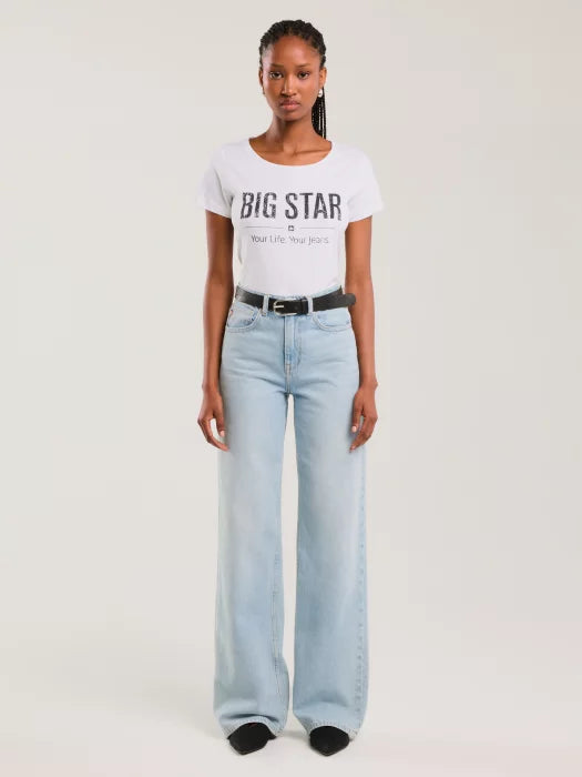 BIG STAR logo T-Shirt | White