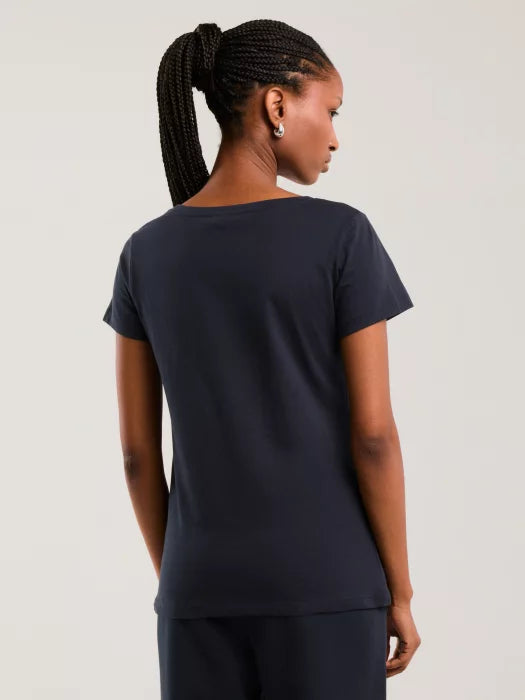 BIG STAR logo T-Shirt | Navy Blue