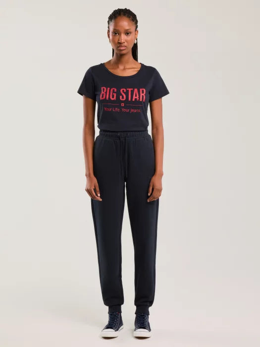 BIG STAR logo T-Shirt | Navy Blue