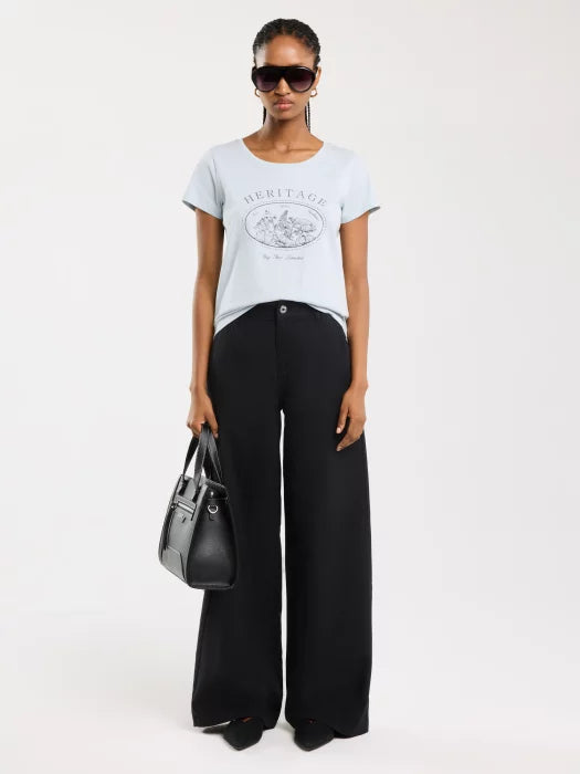 T.Shirt with Stripes | Red