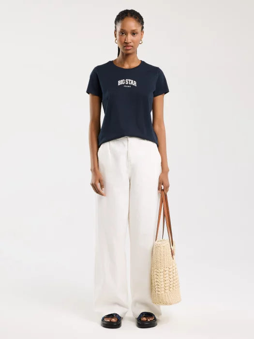 BIG STAR logo T-Shirt | Navy Blue