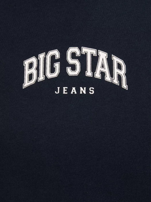 BIG STAR logo T-Shirt | Navy Blue