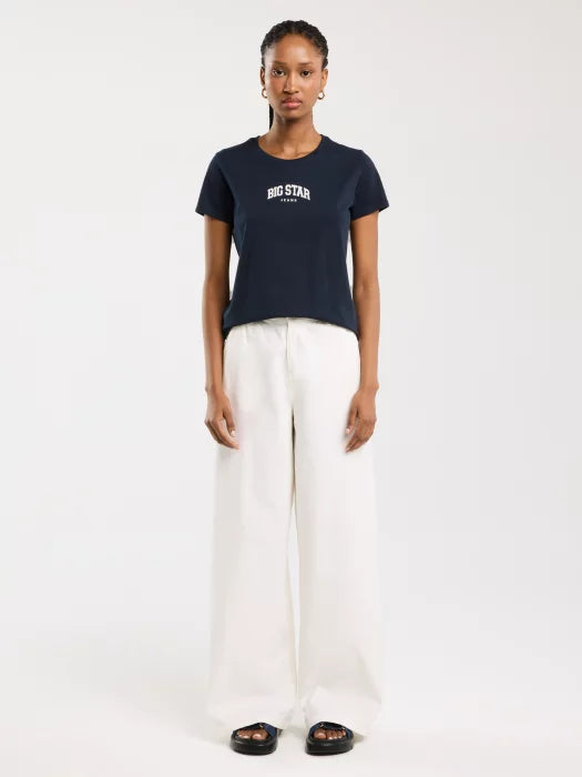BIG STAR logo T-Shirt | Navy Blue