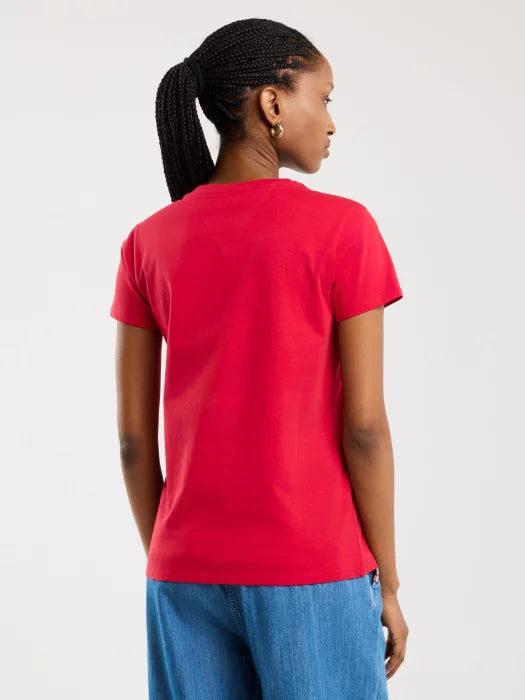 BIG STAR logo T-Shirt | Red