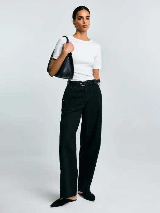 Wide Leg Pant | Black