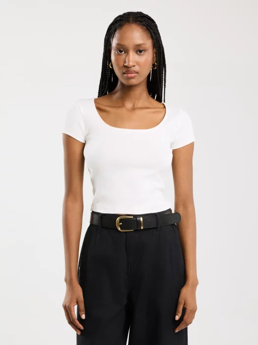 Basic Polo Plain | White