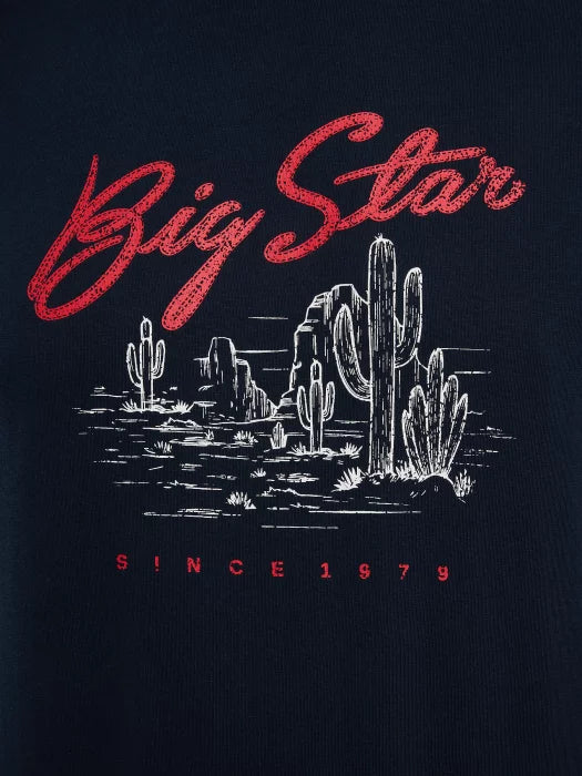 Printed T-Shirt | Navy Blue