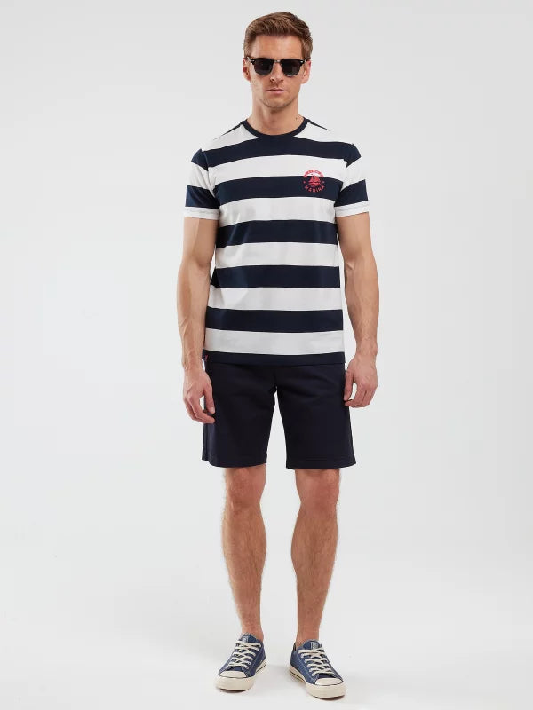 Striped T-Shirt | Navy Blue