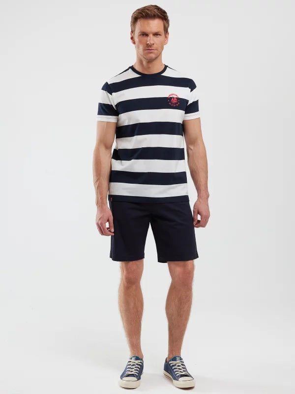 Striped T-Shirt | Navy Blue
