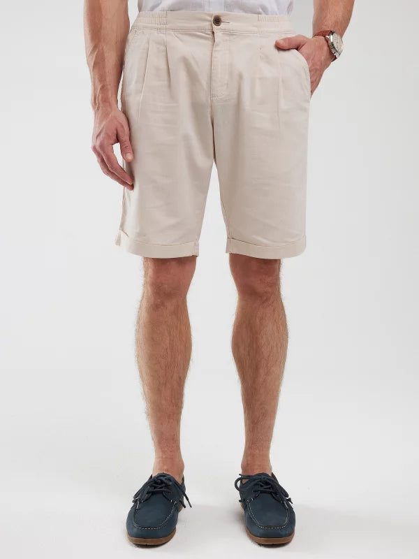 Linen Shorts | Cream