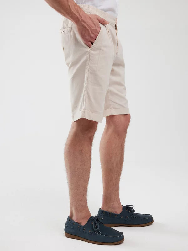 Linen Shorts | Cream