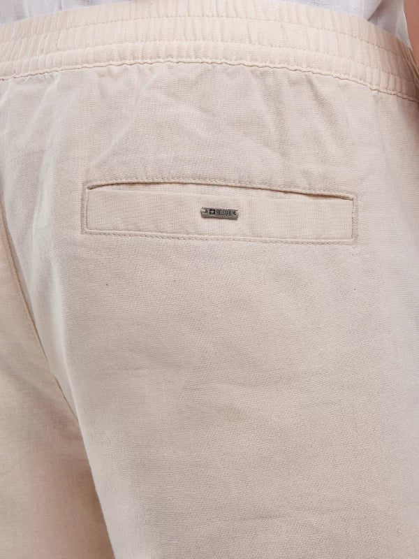 Linen Shorts | Cream