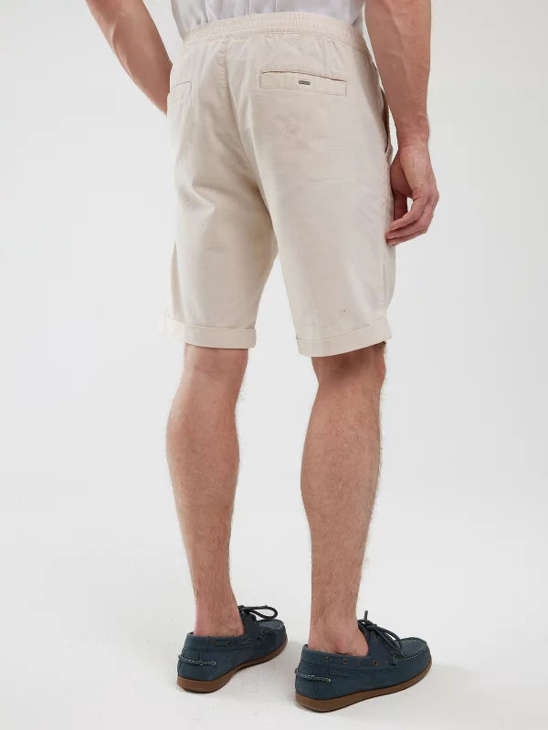 Linen Shorts | Cream