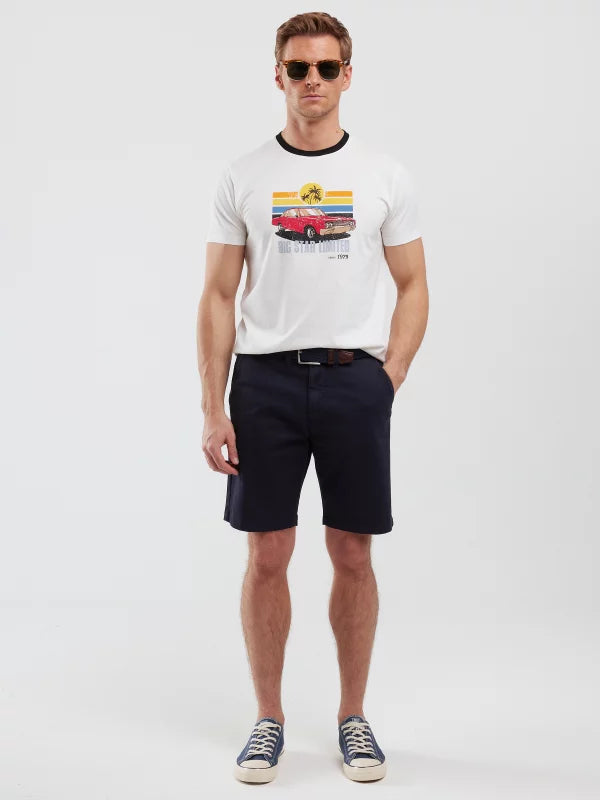 T-Shirt With Print | White