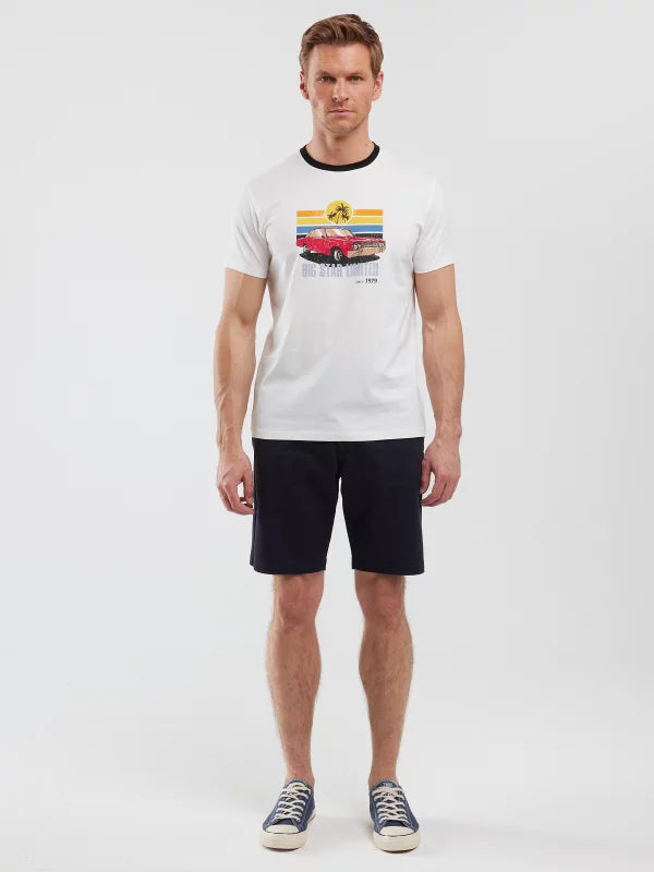 T-Shirt With Print | White